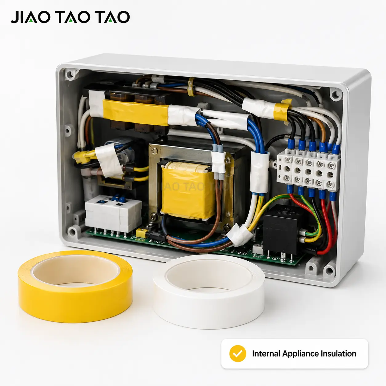 Flame retardant mylar tape for electrical use and insulation protection